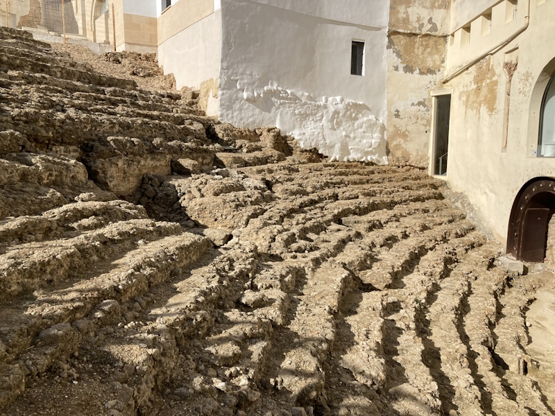 Ruins of an old Roman theatre