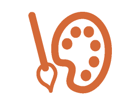 Paint pallet icon
