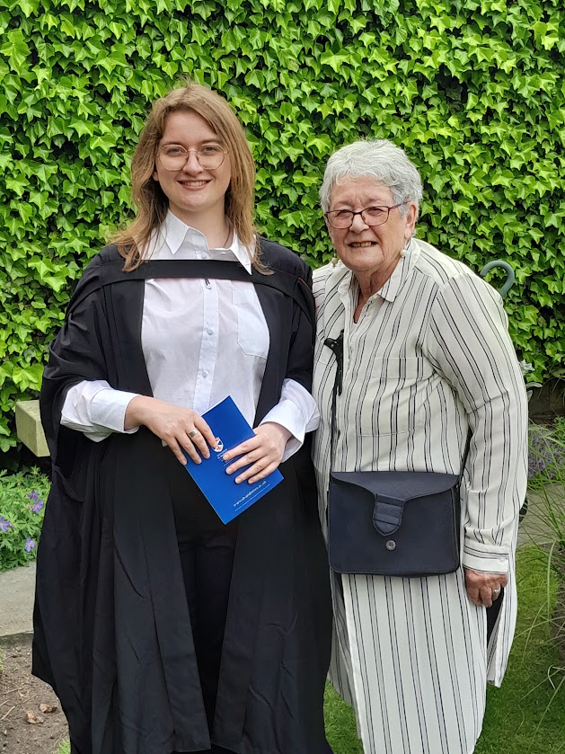 Fran Perkins-Taylor and her grandmother Marilyn Walby