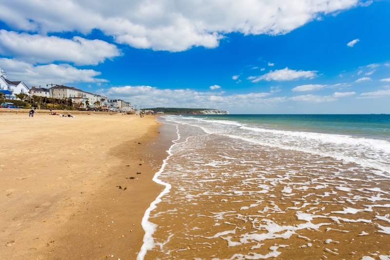 The beach at Sandown