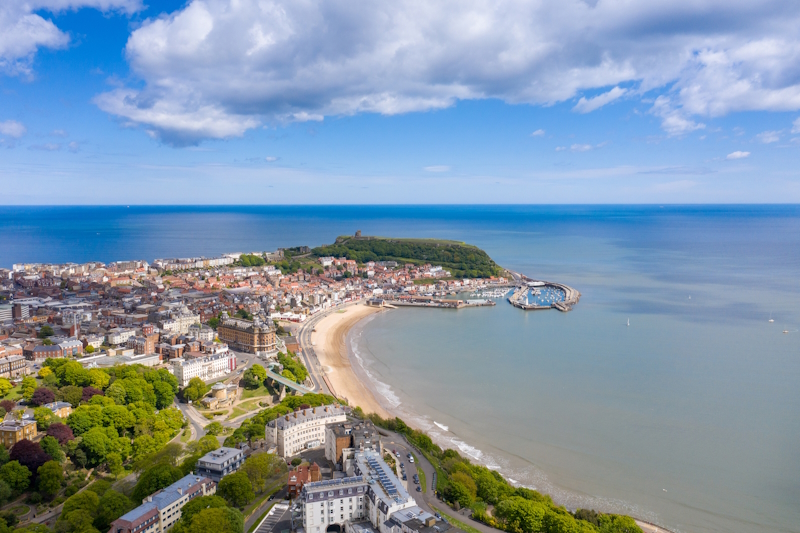 Arial view of Scarborough